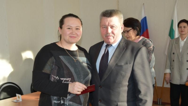 Торжественное награждение знаками отличия ГТО