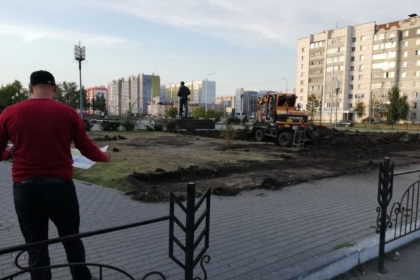 В мэрии Кургана прокомментировали строительные работы в сквере Мальцева В мэрии Кургана прокомментировали строительные работы в сквере Мальцева