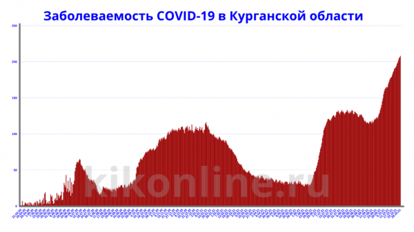 Курганская область вошла в &laquo;красную&raquo; зону по&nbsp;распространению коронавирусной инфекции