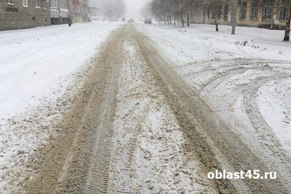 Жителей Курганской области предупреждают о сложной обстановке на дорогах