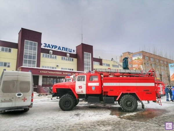 В Кургане в спорткомплексе &laquo;Зауралец&raquo; произошел пожар