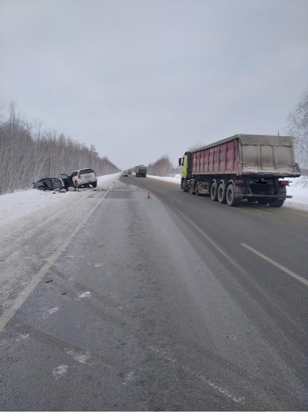 В Курганской области пассажирка погибла на месте аварии