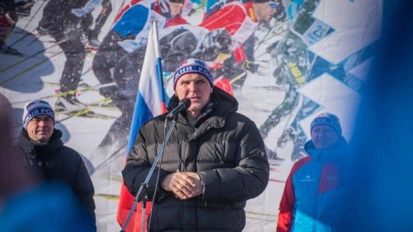 Юбилейная «Лыжня России» Юбилейная «Лыжня России»