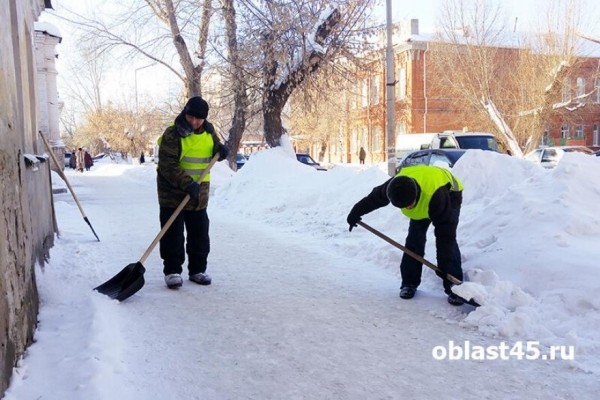 В Кургане дворники не могли дождаться зарплаты