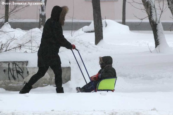 В Кургане из-за мороза отменили занятия для учеников первых и вторых классов