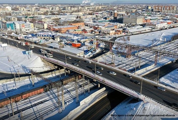 В Кургане начался ремонт Некрасовского моста