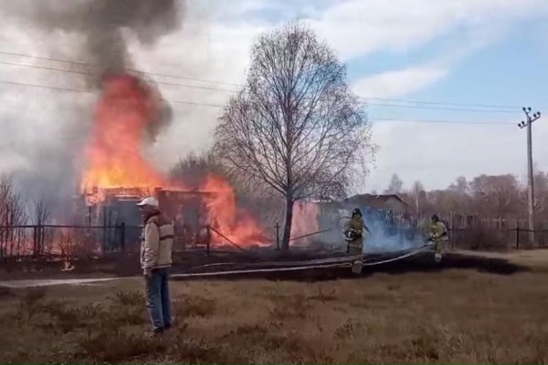 В Курганской области за сутки зарегистрировали 8 пожаров