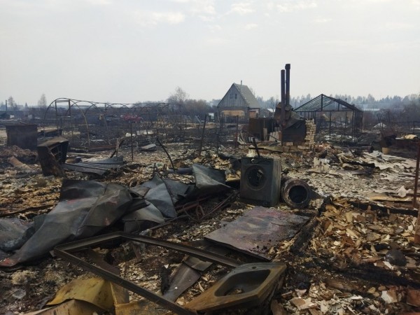 В Кургане жители сгоревшего СНТ ждут света в домах
