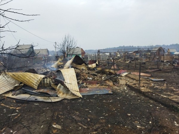 В Кургане жители сгоревшего СНТ ждут света в домах