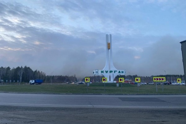 Перекрытую во время пожара курганскую трассу до Екатеринбурга открыли