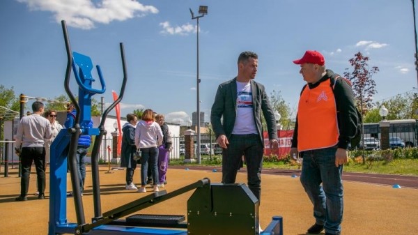 На московском стадионе «Курчатовец» состоялось открытие площадки ГТО На московском стадионе «Курчатовец» состоялось открытие площадки ГТО