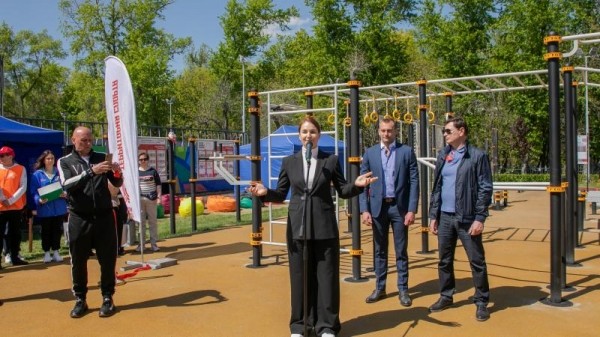 На московском стадионе «Курчатовец» состоялось открытие площадки ГТО На московском стадионе «Курчатовец» состоялось открытие площадки ГТО