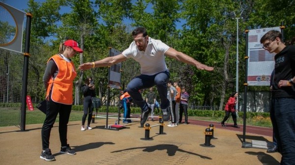 На московском стадионе «Курчатовец» состоялось открытие площадки ГТО На московском стадионе «Курчатовец» состоялось открытие площадки ГТО