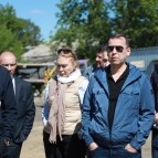 
											Губернатор Вадим Шумков проконтролировал ход строительства школы и детсада в Кургане									