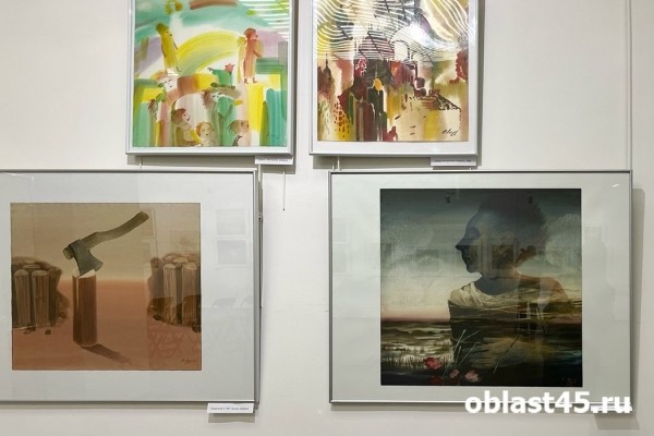 В Кургане открылась выставка памяти художника Василия Лесина