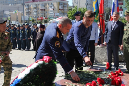 Сотрудники  регионального  следственного управления приняли участие в мероприятии, посвященном Дню ветеранов боевых действий