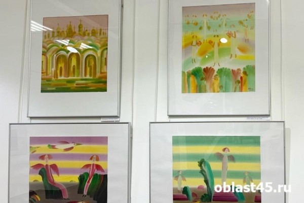 В Кургане открылась выставка памяти художника Василия Лесина