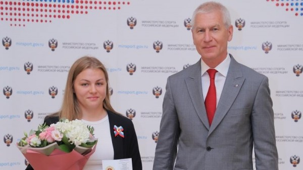Знаки отличия ГТО из рук Министра спорта России Знаки отличия ГТО из рук Министра спорта России
