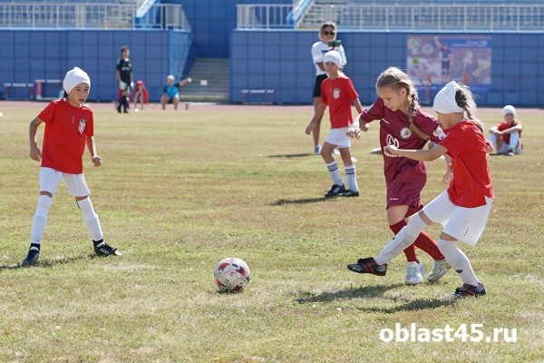 В Кургане маленькие футболистки сыграли в футбол всероссийского значения