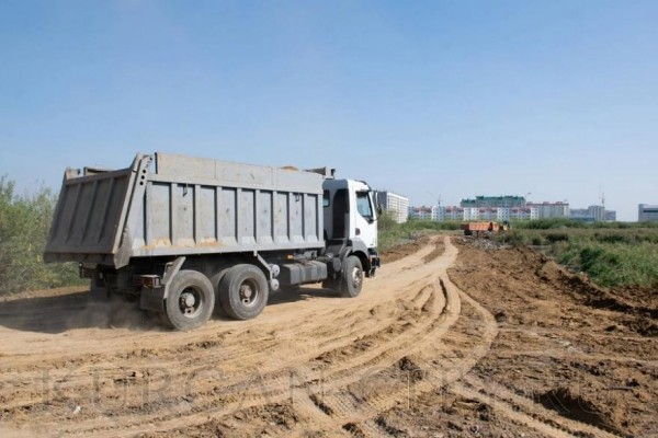 В Заозёрном начали благоустраивать парк