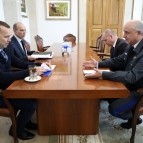 
											Губернатор Вадим Шумков провёл рабочую встречу с начальником межрегионального территориального управления Ространснадзора по УрФО Сергем Фоминым									