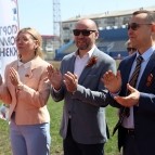 
											Губернатор Вадим Шумков дал старт 81-й традиционной областной легкоатлетической эстафете 									