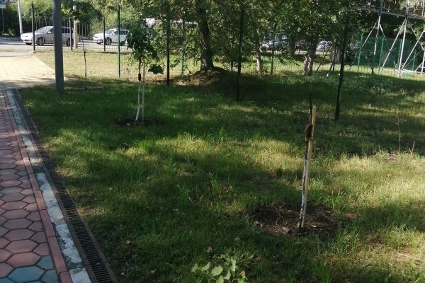 Детский парк в Кургане пережил набег вандалов