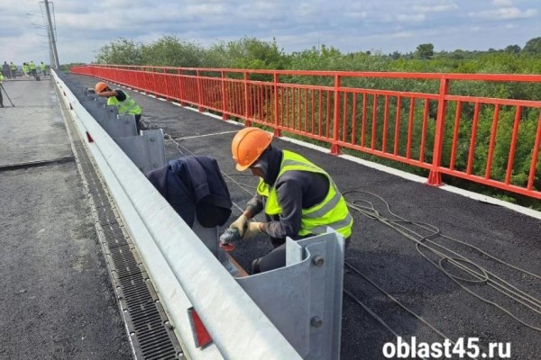 В Кургане на Бурово-Петровском мосту открыли движение В Кургане на Бурово-Петровском мосту открыли движение
