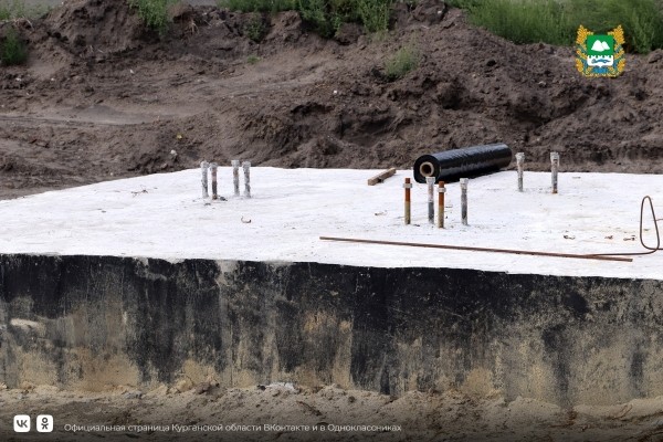 В Кургане строят цех для очистки природной воды от марганца