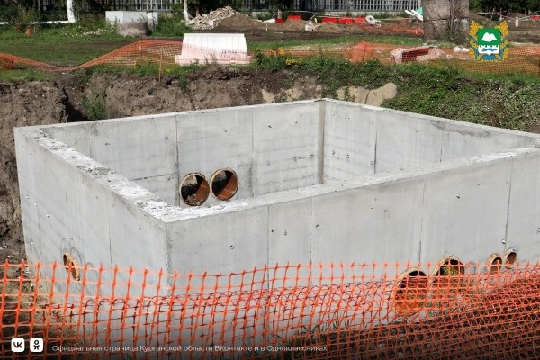 В Кургане строят цех для очистки природной воды от марганца