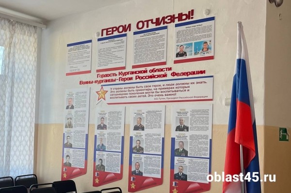В курганской гимназии 3 стены превратились в скрижали воинской истории России В курганской гимназии 3 стены превратились в скрижали воинской истории России