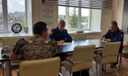 Первый заместитель руководителя СУ СК России по Курганской области провел личный прием граждан в госпитале для ветеранов войн