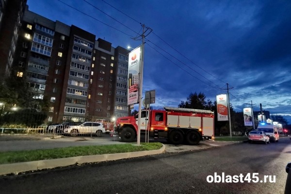 В курганской многоэтажке напротив ТЦ загорелся факел В курганской многоэтажке напротив ТЦ загорелся факел
