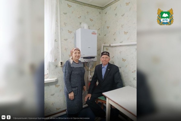 В селе Альменево подключили к газу первый жилой дом