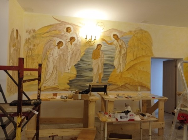 В Троицком соборе Кургана начали расписывать нижний храм