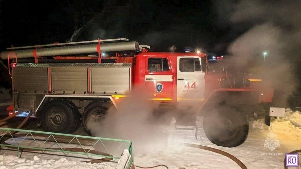 Пожарные спасли 3 взрослых и 5 детей в Курганской области