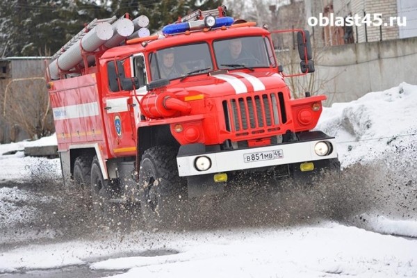 На трассе в Катайском округе сгорела иномарка
