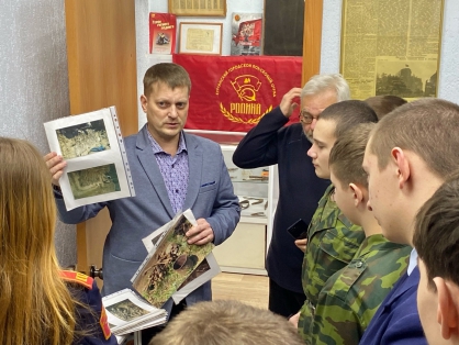 Кадеты СК России посетили музей поискового отряда &laquo;Родина&raquo;