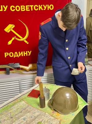 Кадеты СК России посетили музей поискового отряда &laquo;Родина&raquo;
