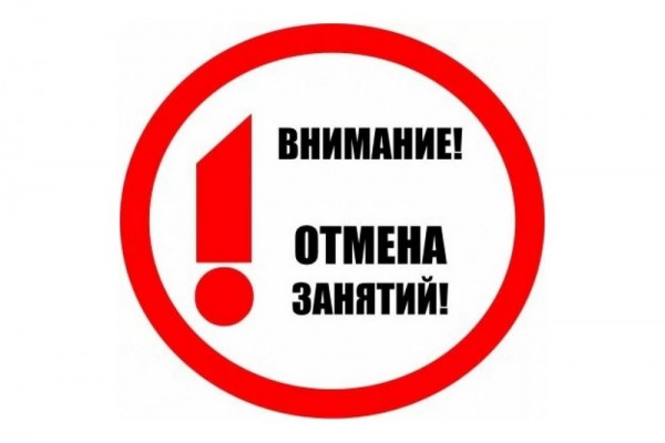 22 февраля отменены занятия школах