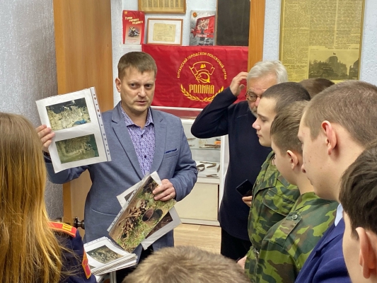 Кадеты СК России посетили музей поискового отряда &laquo;Родина&raquo;