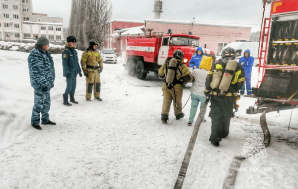 В Курганской области загорелся санаторий