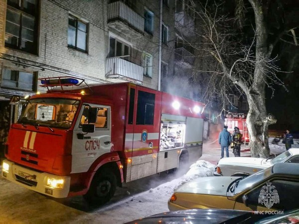 В Кургане в страшном пожаре погибли два человека