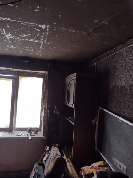 В Кургане загорелась квартира в многоэтажном доме