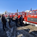 
											Губернатор Вадим Шумков вручил ключи от 25 новых пожарных машин для муниципальных постов пожарной охраны									