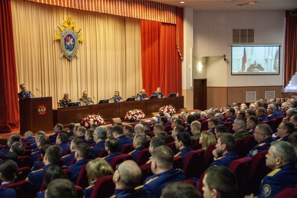 Председатель СК России провел заседание коллегии по итогам работы ведомства в 2023 году 