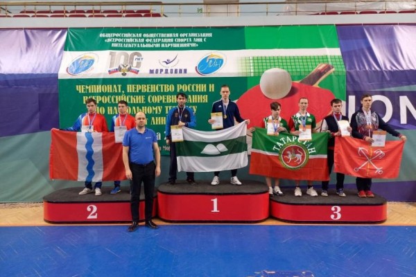 Зауральские спортсмены стали призёрами чемпионата России по настольному теннису
