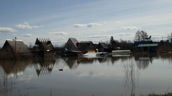 Уровень воды в реке Тобол в Кургане за два часа поднялся на 26 сантиметров