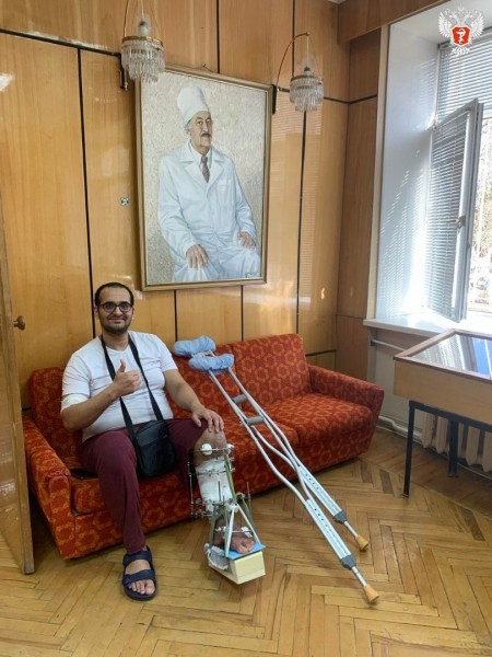 Курганские хирурги помогли алжирцу восстановить ногу после аварии Курганские хирурги помогли алжирцу восстановить ногу после аварии