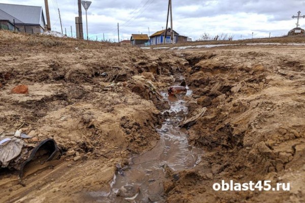 В Кетовском округе вода дошла до села Бараба